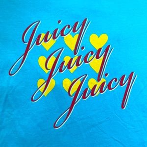 Blue juicy couture top